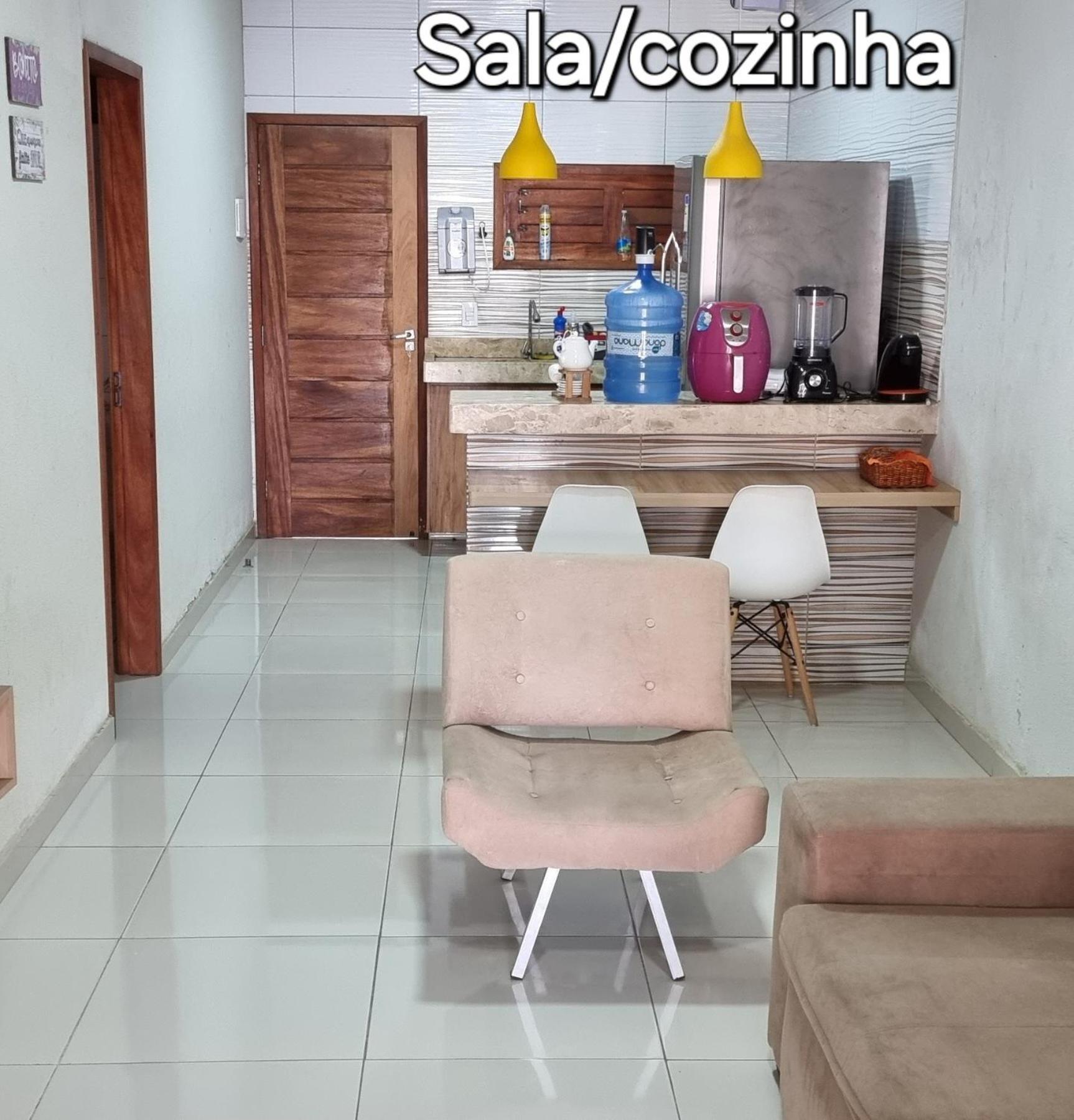 Casa Na Praia Com Vista Para O Mar 路易斯科雷亚 外观 照片