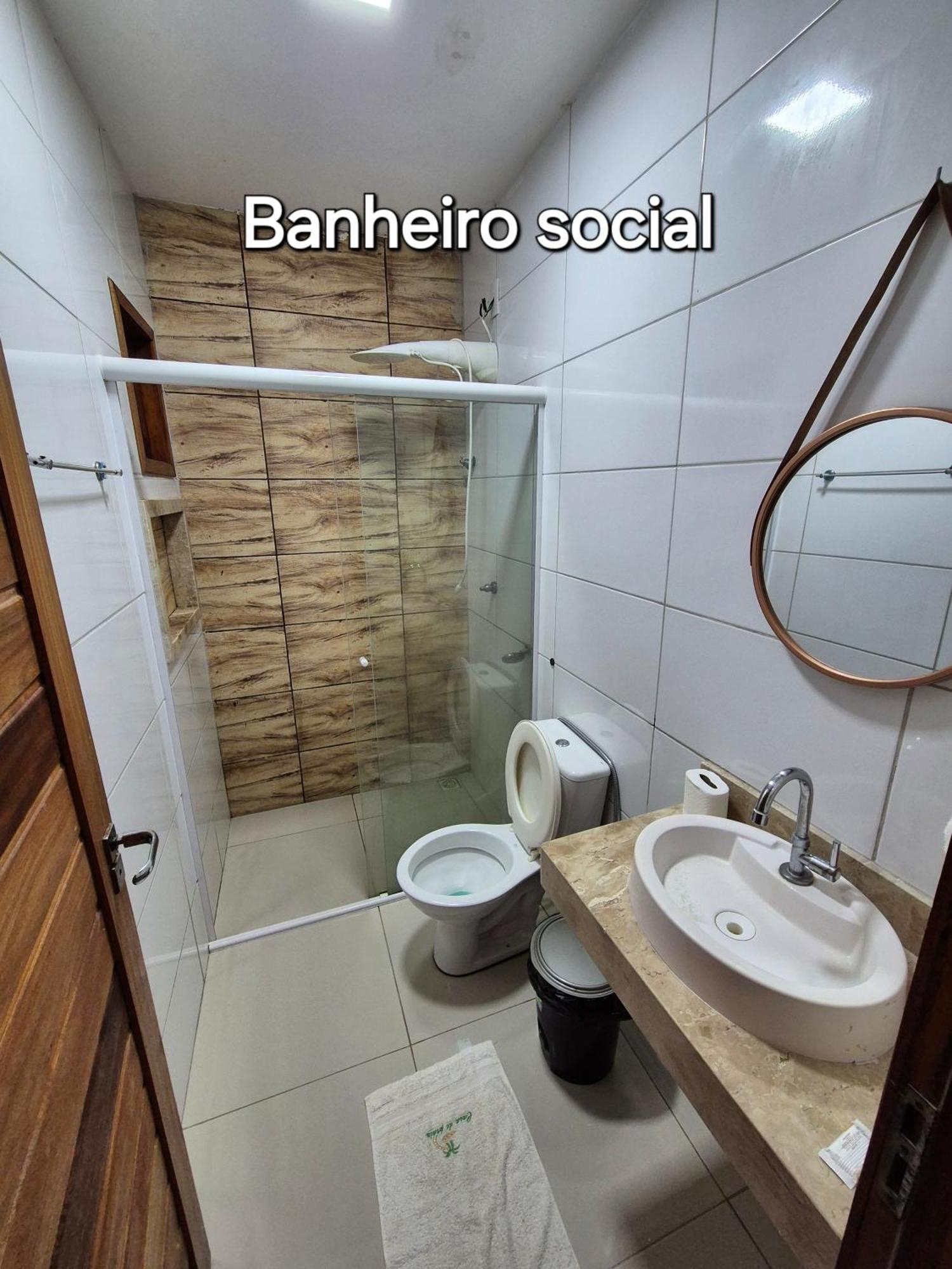 Casa Na Praia Com Vista Para O Mar 路易斯科雷亚 外观 照片