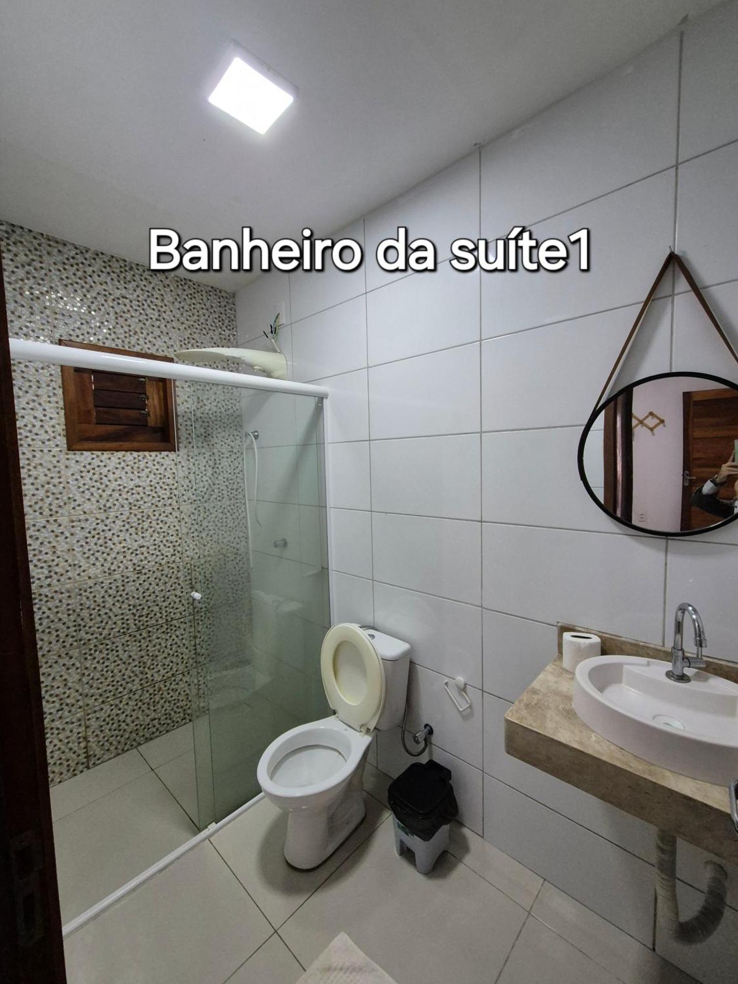 Casa Na Praia Com Vista Para O Mar 路易斯科雷亚 外观 照片