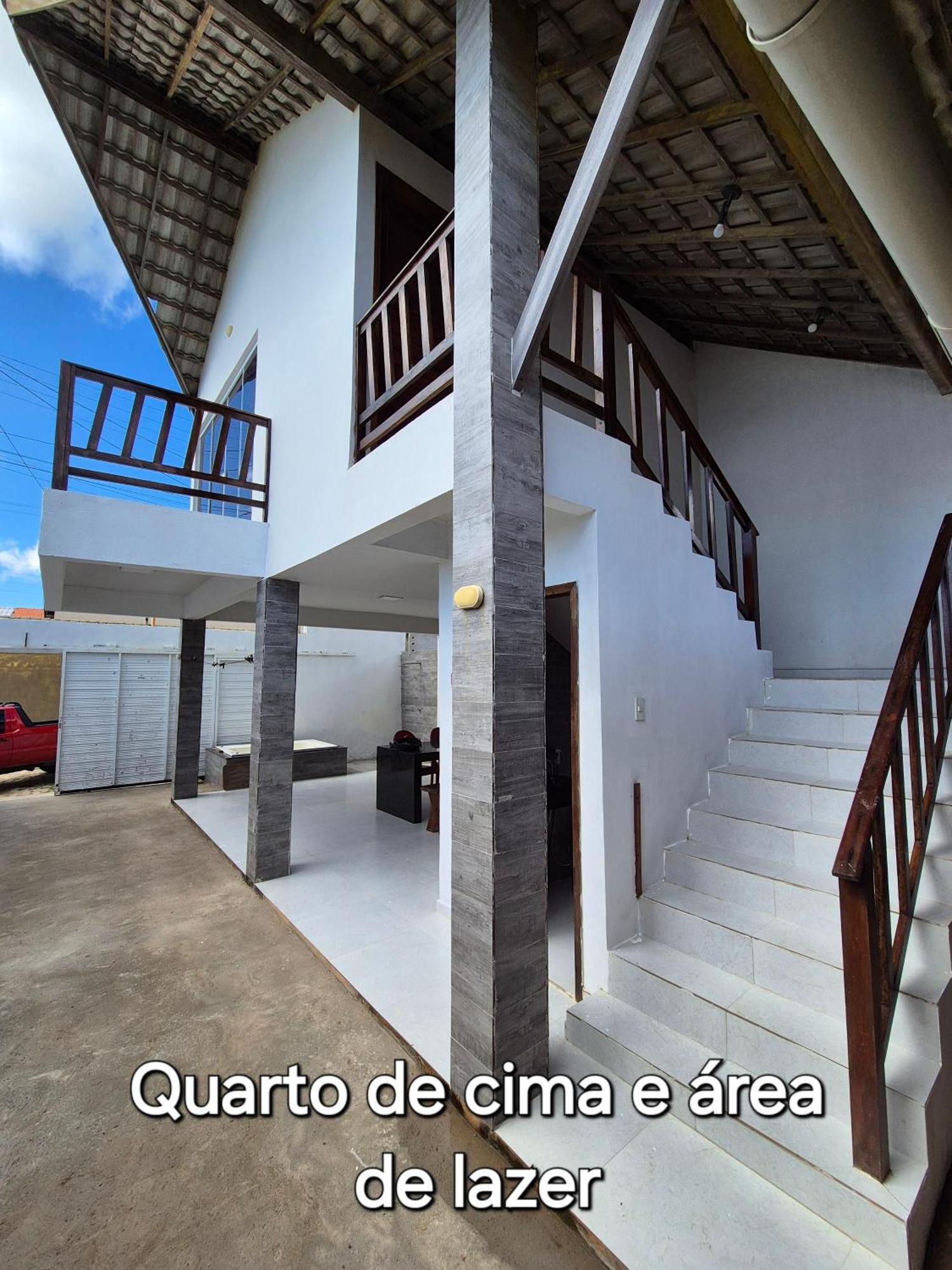 Casa Na Praia Com Vista Para O Mar 路易斯科雷亚 外观 照片
