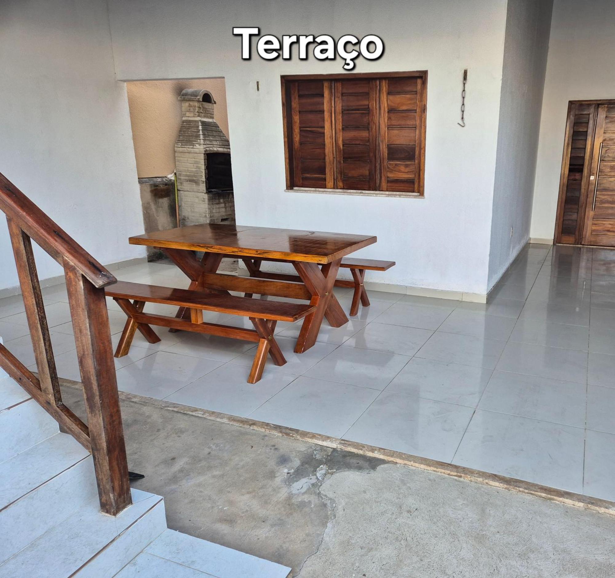 Casa Na Praia Com Vista Para O Mar 路易斯科雷亚 外观 照片